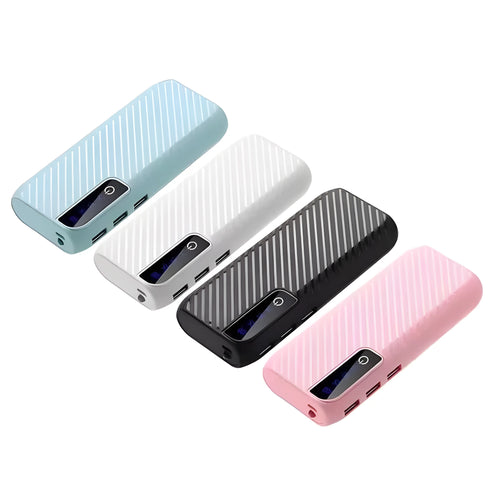 20000mAh portable mini power bank showing compact size with USB charging ports