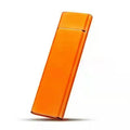 6TB capacity mobile hard disk with metal shell in multiple colour options including black, blue, orange, red, and silver