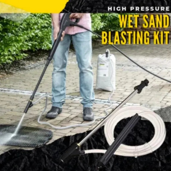 Ceramic sand blasting nozzle with stainless steel handle for Karcher pressure washers
