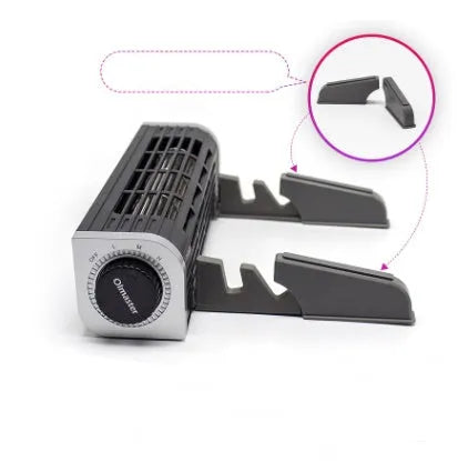 Aluminium laptop cooling pad with dual 120mm fans and metal mesh top