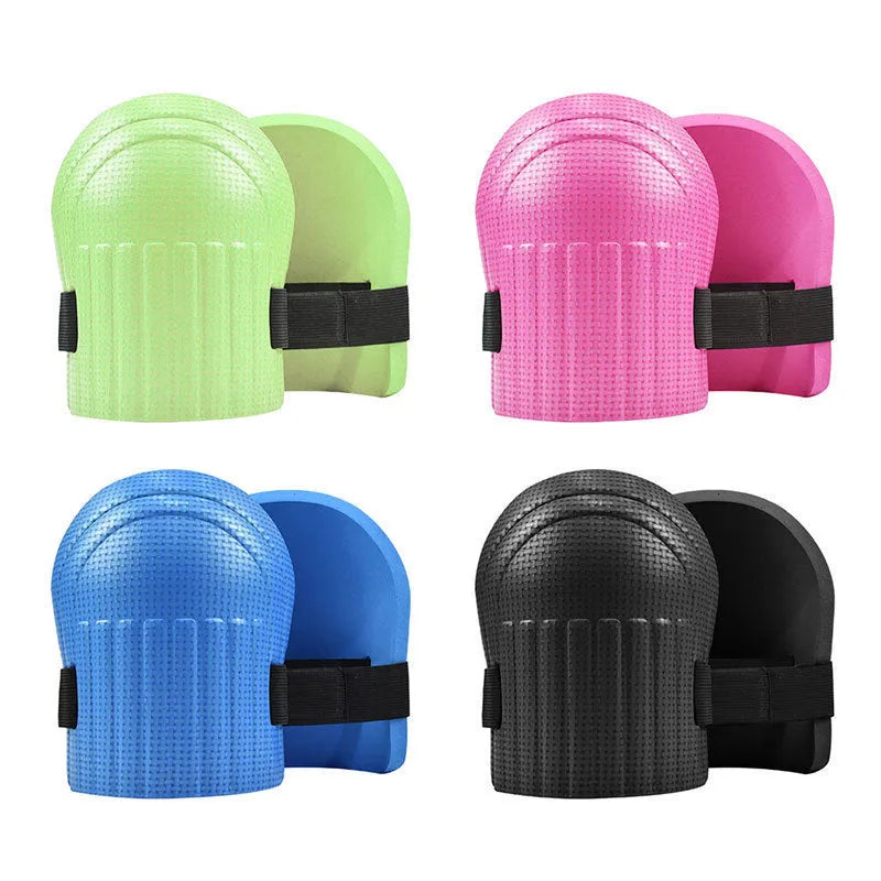 Pair of EVA foam work kneepads with 11mm thickness for auto repair and construction