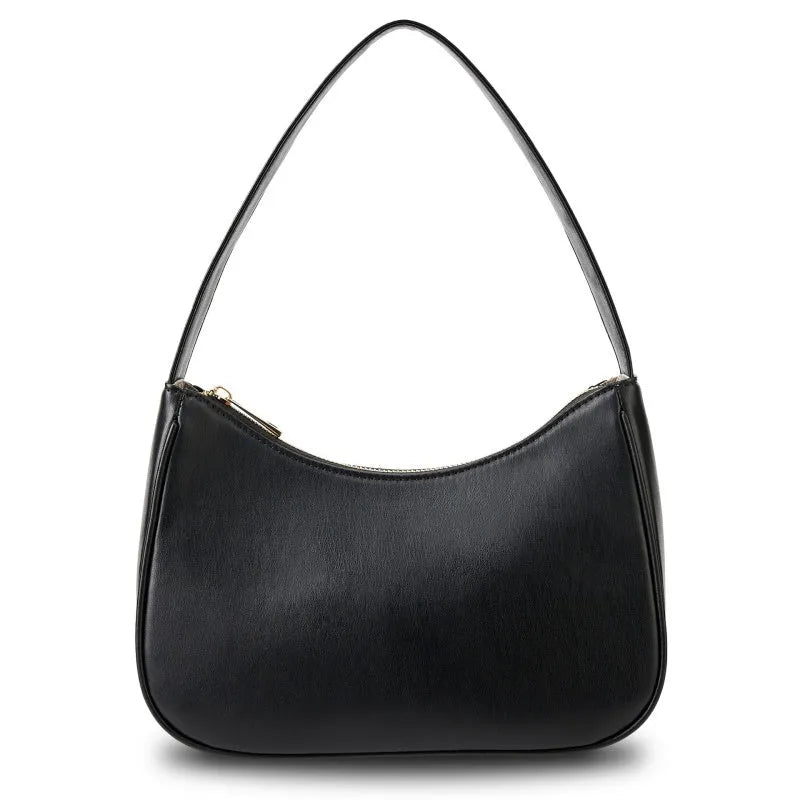 Retro style waterproof PU shoulder bag in multiple colour options including apricot and glitter