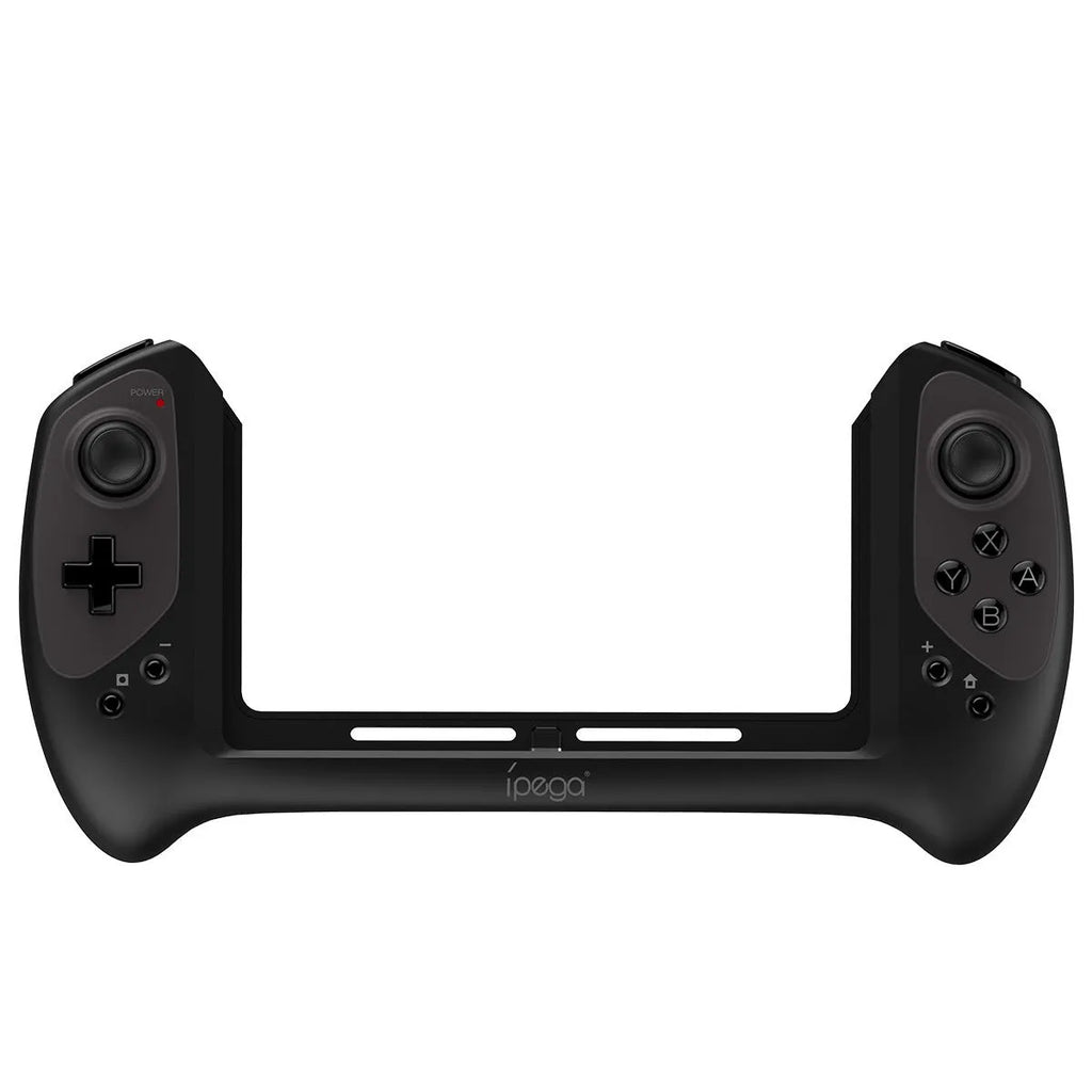 Black Bluetooth wireless gamepad for Nintendo Switch with textured thumbsticks