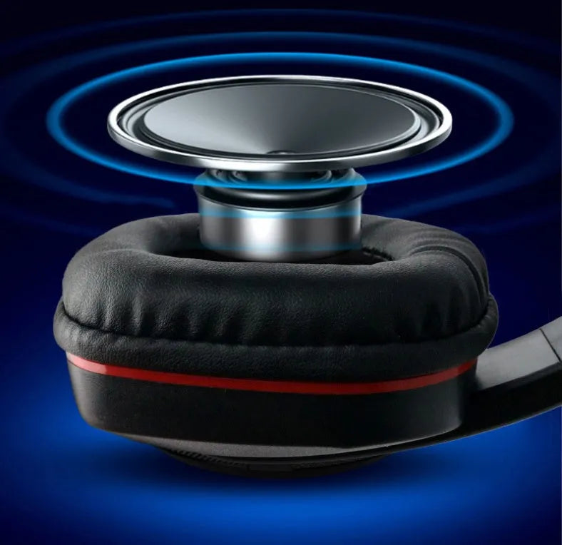 Black wired gaming headset with 40mm speakers and a 6.3mm straight plug on a 1.2m cable