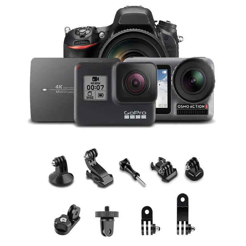 Black Bluetooth selfie stick extended to full length with smartphone attached and remote control in hand