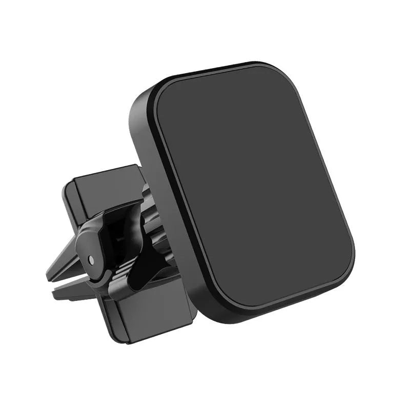 Black car air vent magnetic phone holder with round and square head style options