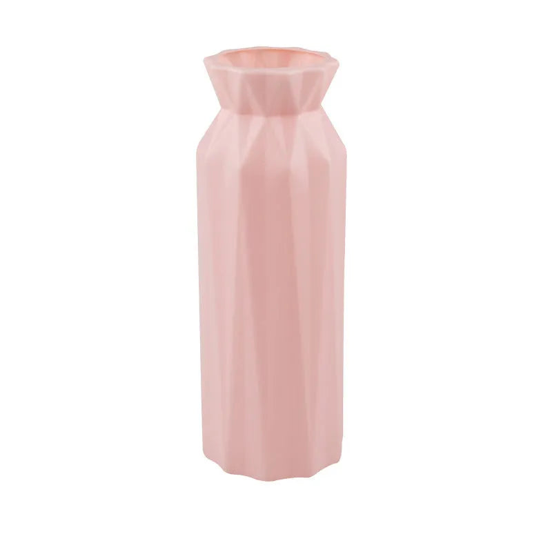 Drop-resistant melamine vase in green, grey, pink or white with 7.2cm base