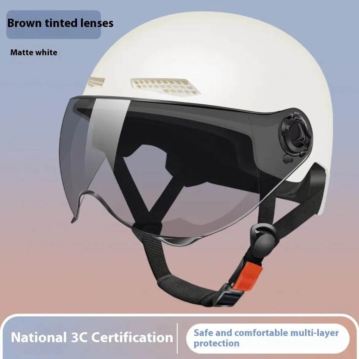3C certified polypropylene electric bike helmet for adult electric vehicle commuting