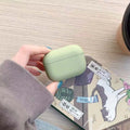 Plastic protective case for Apple AirPods Pro earbuds shown in one of 12 available colours.