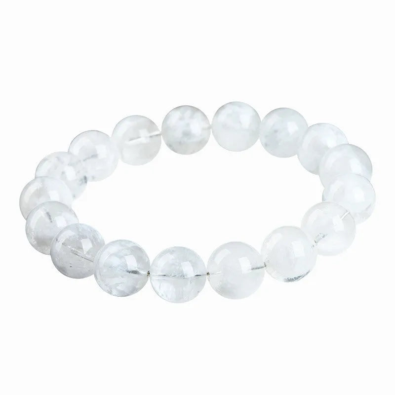 Women's crystal bracelet with blizzard snowflake pattern, Ruyi and Xiangyun motifs on geometric round beads