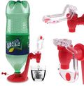 Red plastic Magic Tap soda dispenser for 2-litre bottles.