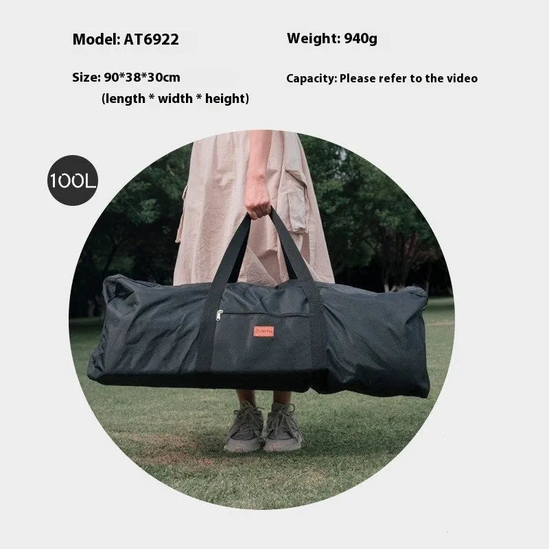 Waterproof outdoor storage bag for folding tables and chairs in 100L and 150L sizes