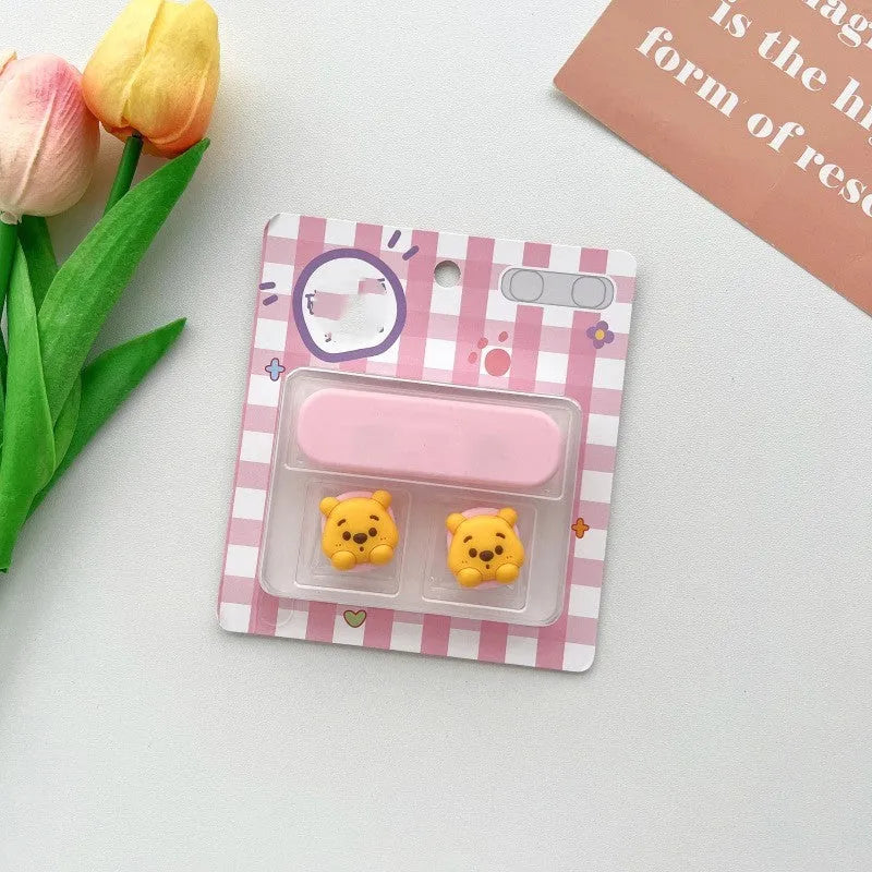 Cartoon style plastic cable fixer for organising desktop magnetic hub cables