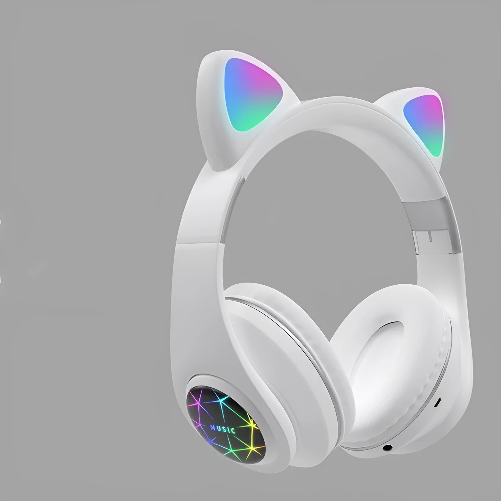Cat ear wireless Bluetooth sports headset in six colour options with head-mounted design