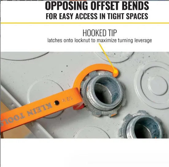 Three wrench set showing orange crescent, grey magnetic suction and black catheter locking designs with H251 model marking