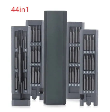 49-piece magnetic screwdriver set for mobile phone repair with cross and flat head bits
