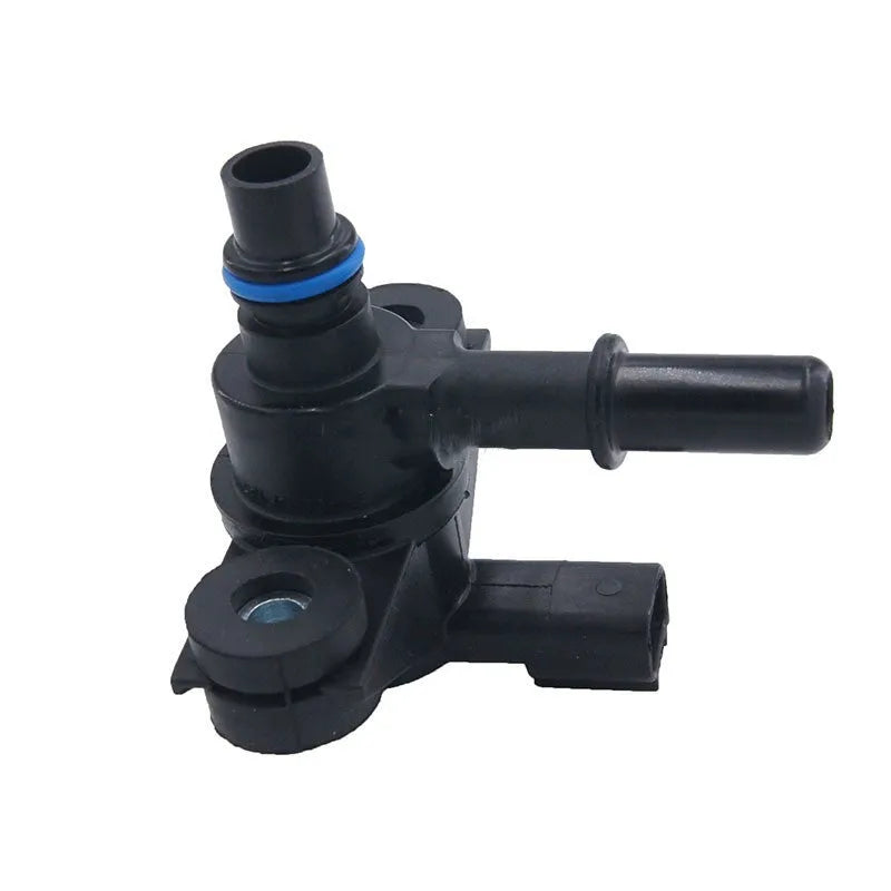 Black ABS plastic turbocharging solenoid valve for Ford vehicles model AU5A-9G866-AB