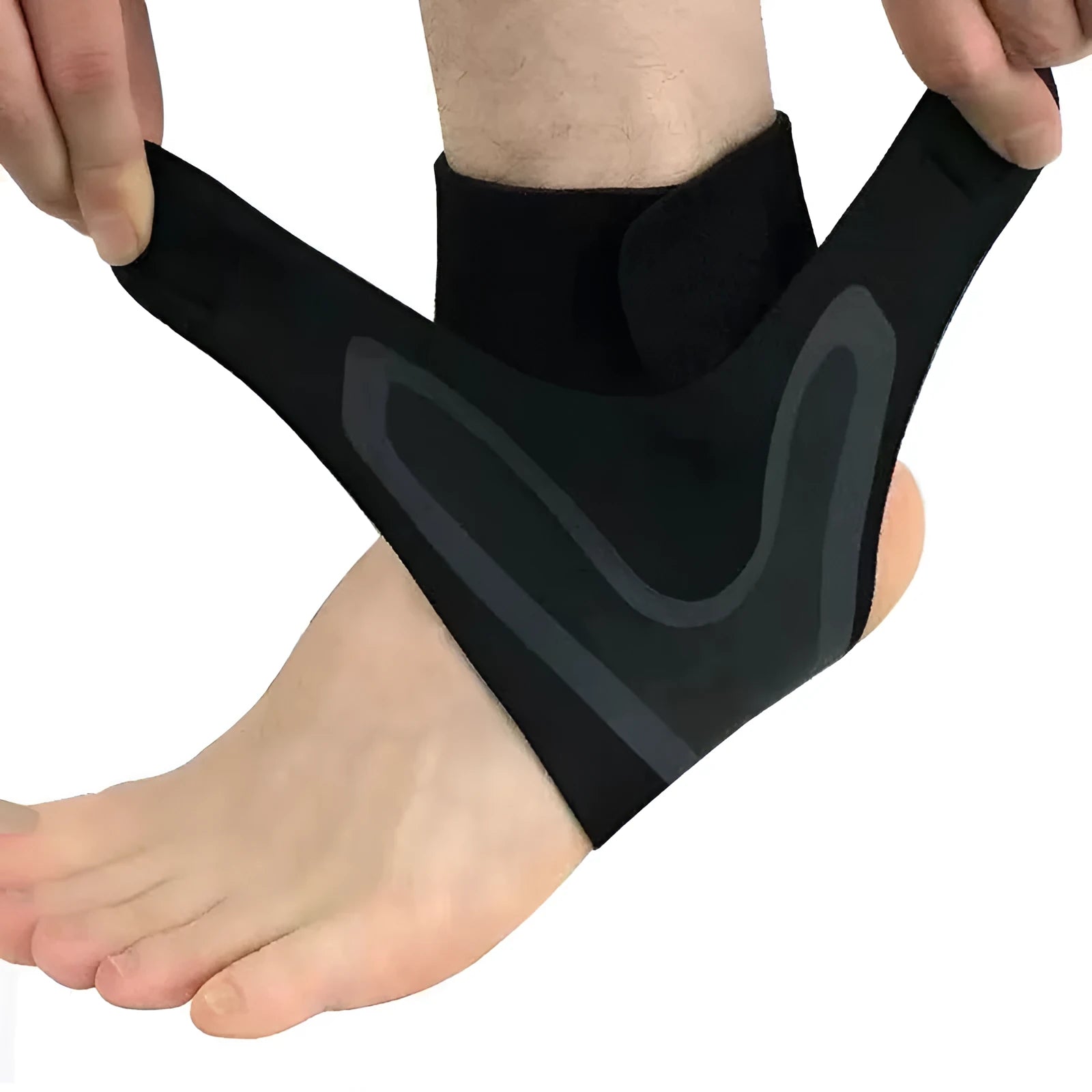Left and right foot ankle support for sports recovery in sizes M, L, XL based on shoe size
