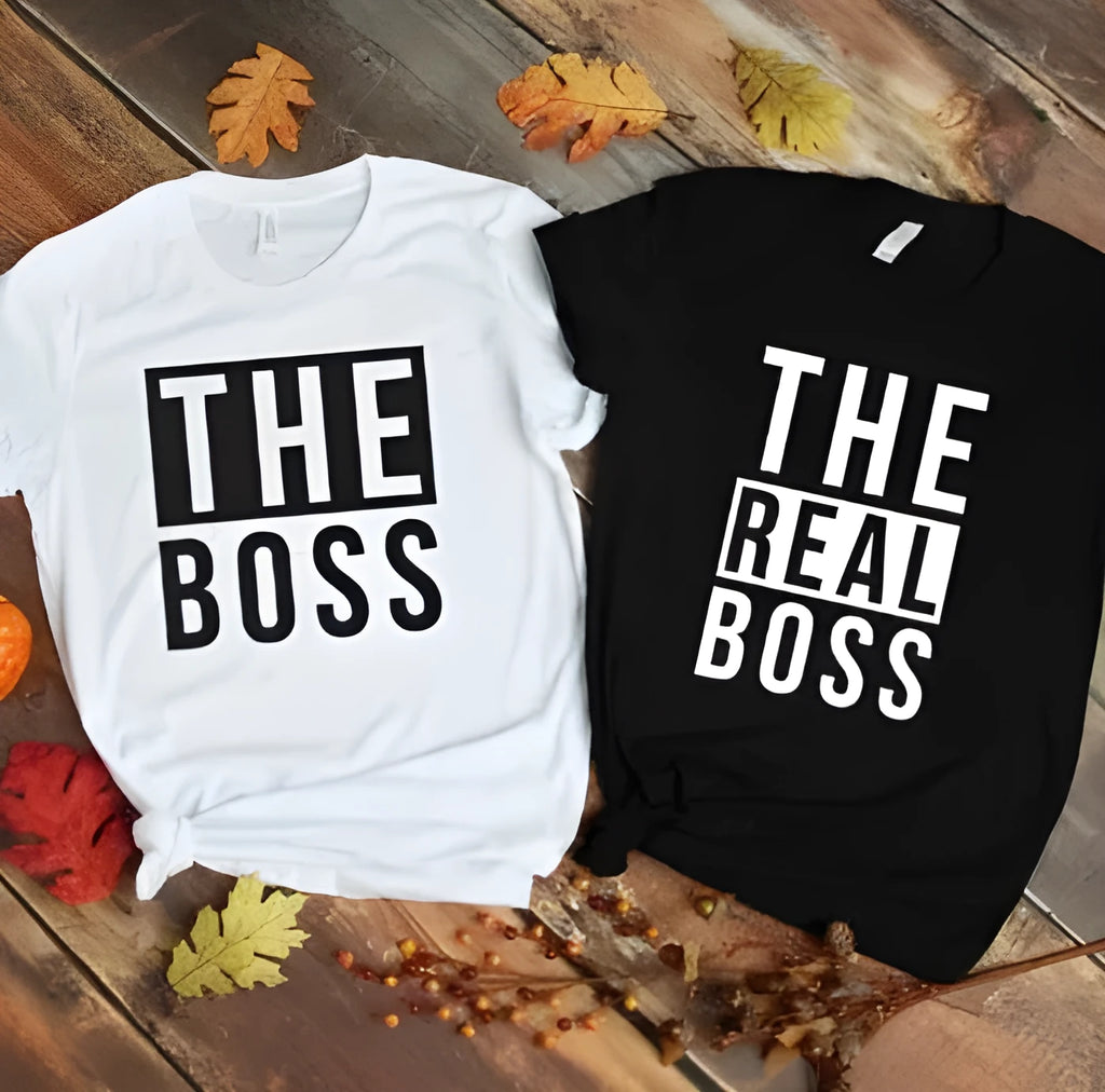 Men's loose fit printed T-shirt with short sleeves and round neck