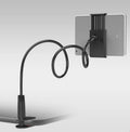 Bedside oversize flat panel mobile phone holder with long flexible arm in various colour options