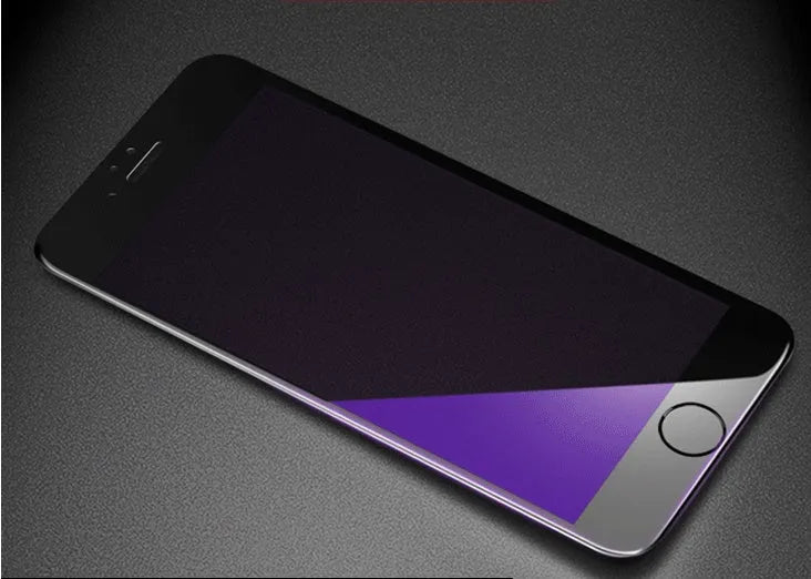 Tempered glass iPhone screen protector with anti-fingerprint coating and soft edge design