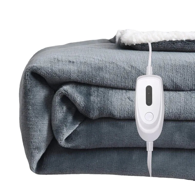 USB electric heating blanket in grey, brown or white colours measuring 70 x 100 cm