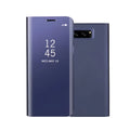Samsung Galaxy Note20 phone case with mirror finish and integrated pull-out bracket stand.