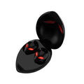 Creative Outer T8 Starman alien-design Bluetooth headset and charging case in red, blue, white, or black.
