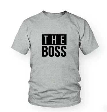 Men's loose fit printed T-shirt with short sleeves and round neck