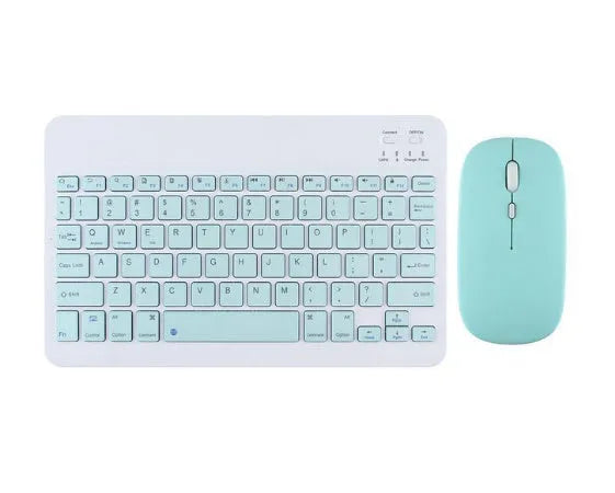 Bluetooth keyboard for girls tablet PC in various colours including elegant white, pink, green, blue, lavender, and yellow options
