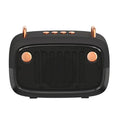 Portable Bluetooth mini speaker with subwoofer in compact ABS plastic cabinet