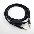 Black universal audio cable with oxygen-free copper wire and bare copper wire core.