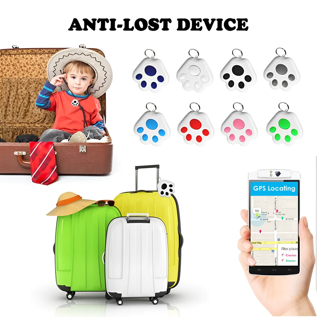 Small rectangular Bluetooth anti-lost device in various colours for tracking items with mobile phone
