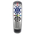 Black DISH Network universal flat remote control compatible with model 20.1 satellite receivers.