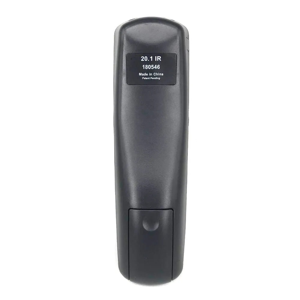 Black DISH Network universal flat remote control compatible with model 20.1 satellite receivers.