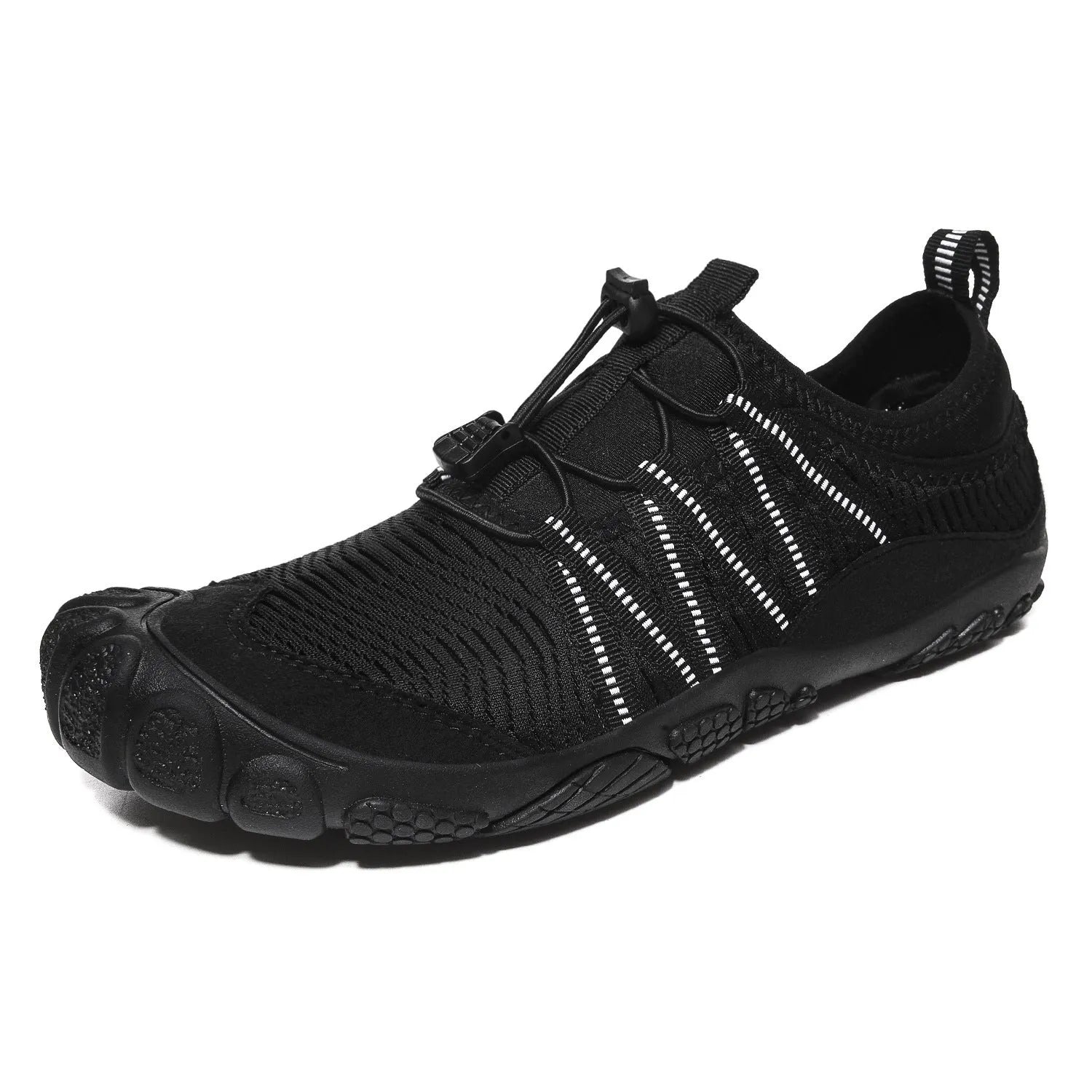 Low-top mesh water shoes with rubber sole for river tracing and outdoor water sports