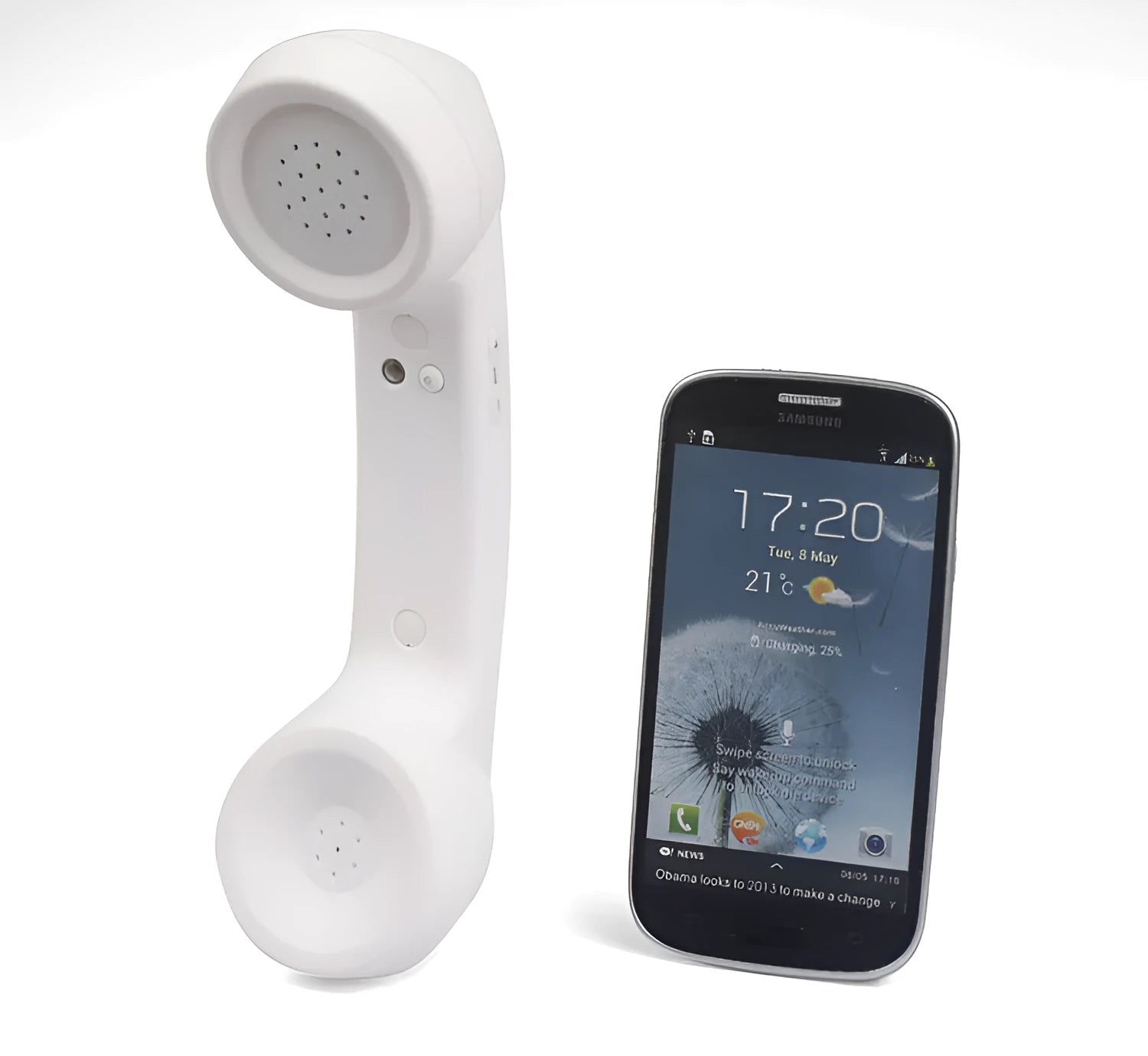 Bluetooth wireless retro microphone headset in multiple colours with ear hooks