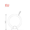 Wooden circular chandelier with acrylic shade in Nordic style for living room lighting