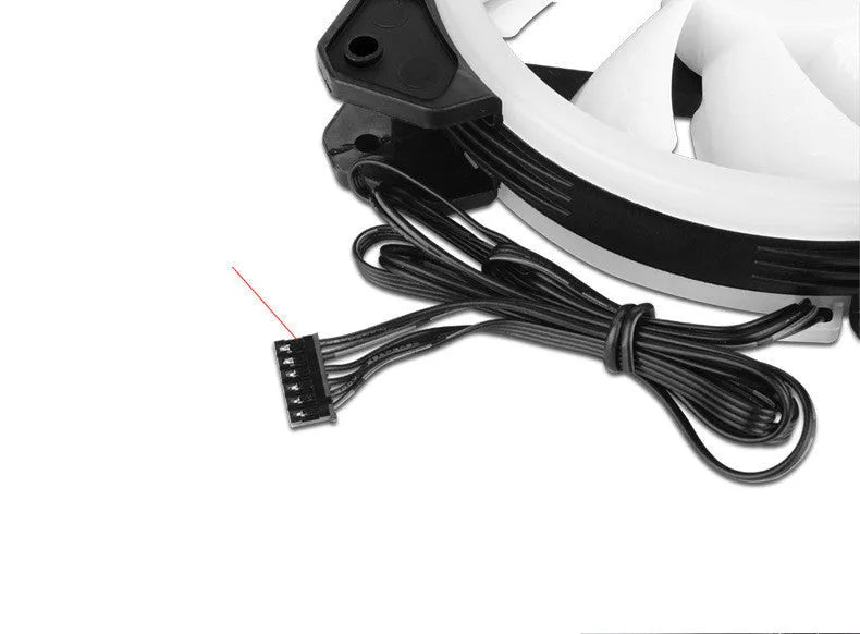 12cm RGB colour-changing camouflage PC case cooling fan with hydraulic bearings