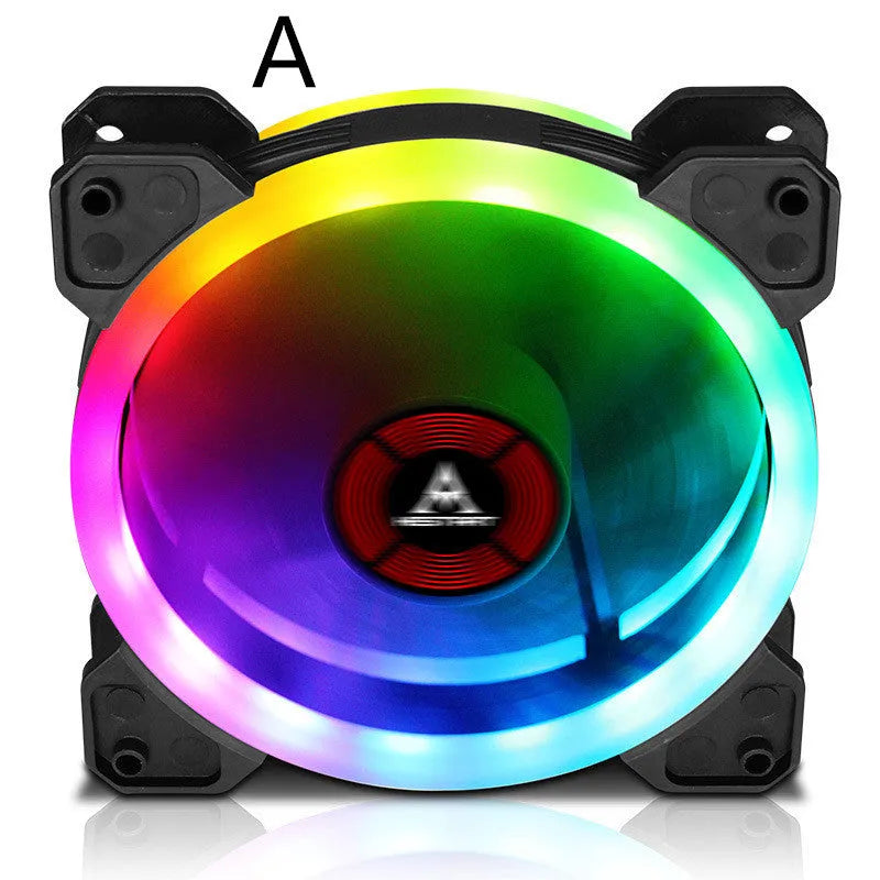 12cm RGB colour-changing camouflage PC case cooling fan with hydraulic bearings