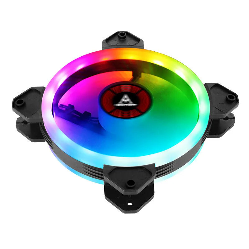 12cm RGB colour-changing camouflage PC case cooling fan with hydraulic bearings