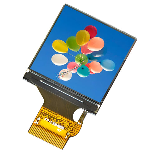 1.3 inch IPS LCD display module with 240x240 resolution and 18-pin connector interface