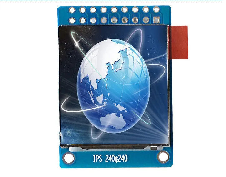 1.3 inch IPS LCD display module with 240x240 resolution and 18-pin connector interface