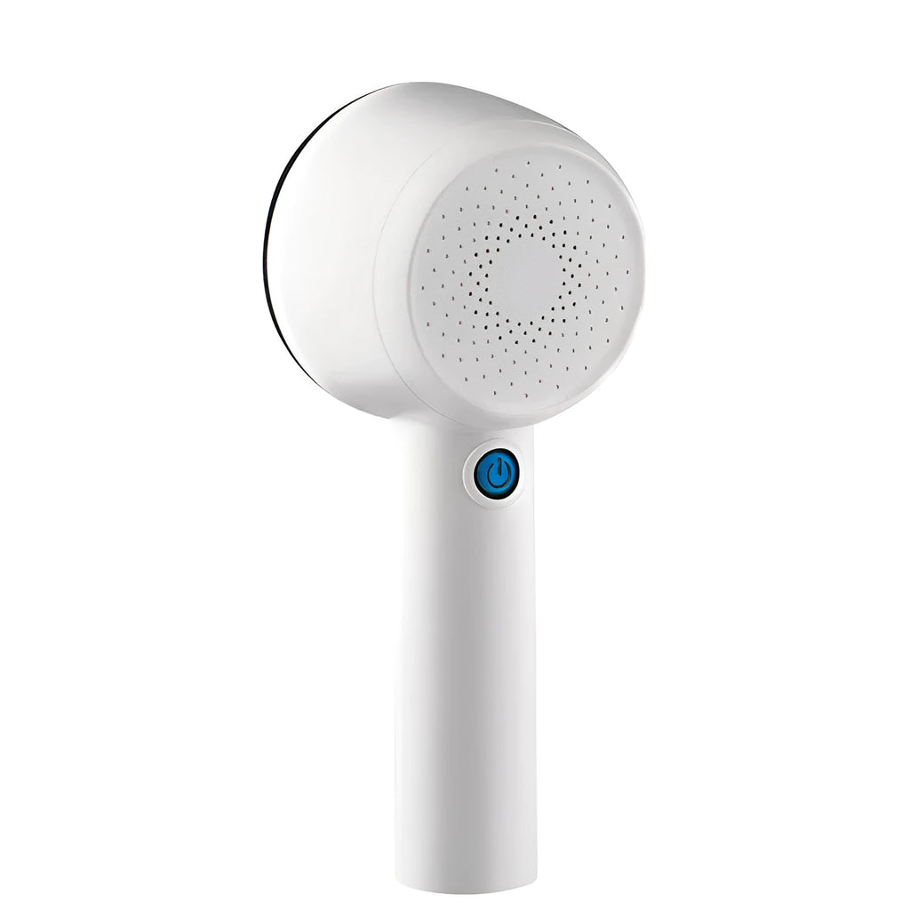 White rechargeable fabric shaver and beater for removing bobbles from clothing