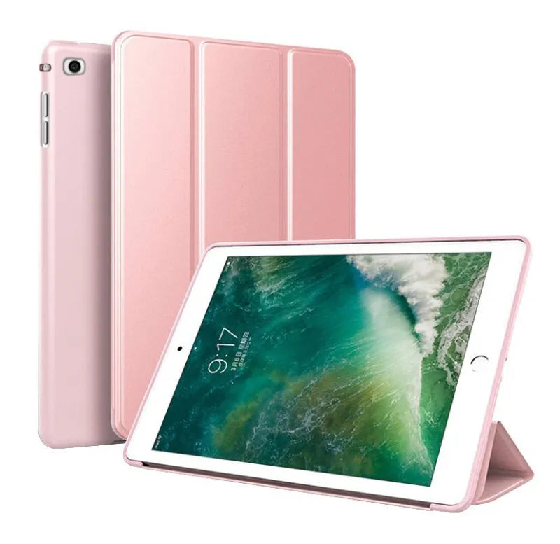 iPad Air 2 protective clamshell case with integrated silicone stand in multiple colour options