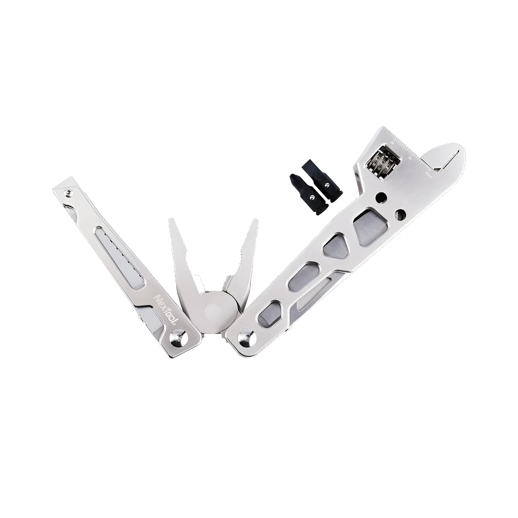 White stainless steel multi-function wrench knife needle nose pliers with 8cm blade
