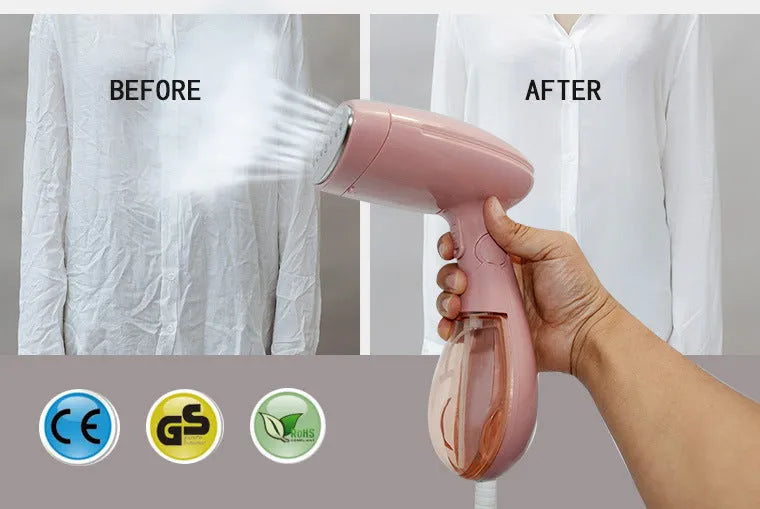 Sokany pink steam ironing brush for clothes with 1500W power and EU plug