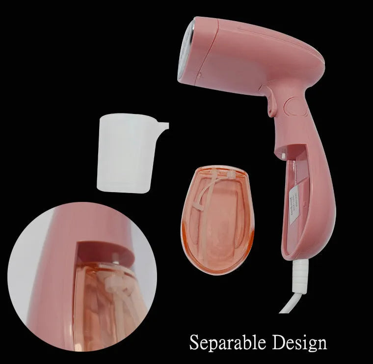Sokany pink steam ironing brush for clothes with 1500W power and EU plug