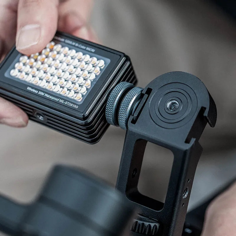 PGYTECH aluminium pot holder accessory for DJI Ronin S/SC gimbal on a tripod