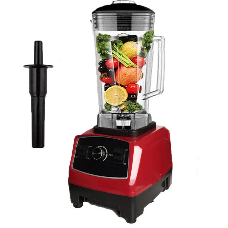 Black or red cordless wall blender with 2-litre pitcher and 2200W motor.